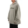 Sudadera con capucha y logo difuminado «Gris» 661711TKVD68174