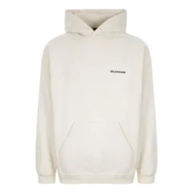 Sudadera con capucha y logo en la espalda, corte regular «Off White» 600583TMVF5-9069