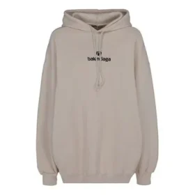 Sudadera con capucha y logotipo «Alphabet», gris y blanco, 641529TJVB19054 Sudadera con capucha y logotipo «Alphabet», gris y blanco, 641529TJVB19054
