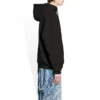 Sudadera con capucha y logotipo, corte mediano «Negro lavado» 600583TLVB81146