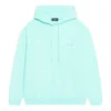 Sudadera con capucha y logotipo, corte mediano «Terquesa» 600583TLVB83062
