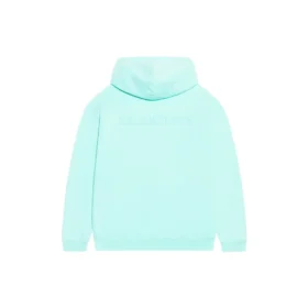 Sudadera con capucha y logotipo, corte mediano «Terquesa» 600583TLVB83062