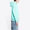 Sudadera con capucha y logotipo, corte mediano «Terquesa» 600583TLVB83062