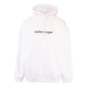 Sudadera con capucha y logotipo impreso, color blanco 578135TIV559040 Sudadera con capucha y logotipo impreso, color blanco 578135TIV559040