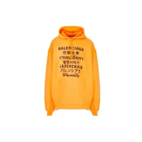 Sudadera con capucha y logotipo «Orange Black» 641679TJVI67513
