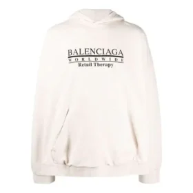 Sudadera con capucha y logotipo Worldwide «Blanco tiza, negro» 674986TLVA99054