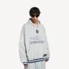 Sudadera con capucha y polo de fútbol 3b para hombre en gris/blanco Sudadera con capucha y polo de fútbol 3b para hombre en gris/blanco