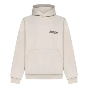 Sudadera con capucha y solapa «Light Beige» 739024TKVI99711