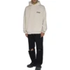Sudadera con capucha y solapa «Light Beige» 739024TKVI99711