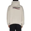 Sudadera con capucha y solapa «Light Beige» 739024TKVI99711