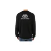 Sudadera con estampado trasero «Black White» de BB en tejido entrelazado 583117T14394170
