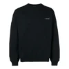 Sudadera de cuello redondo con estampado de logotipo pequeño en contraste «Negro y blanco» 556147TYK271000