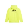 Sudadera de cuello redondo con letras para hombre, color amarillo, 600583TIV757072
