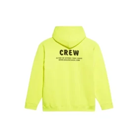 Sudadera de cuello redondo con letras para hombre, color amarillo, 600583TIV757072