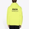 Sudadera de cuello redondo con letras para hombre, color amarillo, 600583TIV757072