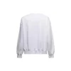 Sudadera de cuello redondo con logotipo en letra cursiva «Blanco» 697869TMVB59040