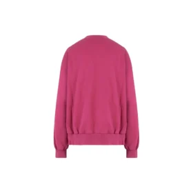 Sudadera de cuello redondo con logotipo en letra cursiva «Dark Fuchsia» 697869TMVB50507 Sudadera de cuello redondo con logotipo en letra cursiva «Dark Fuchsia» 697869TMVB50507