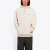 Sudadera de felpa de manga larga para hombre de Balenciaga, color blanco cremoso 600583TJVA89055
