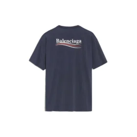 Sudadera unisex de manga corta con estampado de logotipo, azul marino 556150TAV444128