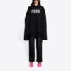 Sudadera unisex FW21 con letras impresas gratis, color negro 661711TKVD41070