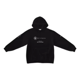 Sudaderas con capucha Balenciaga x WFP, corte mediano, «Negro» 600583TMVL11070