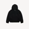 Sudaderas con capucha de corte mediano para hombre en negro