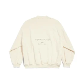 Suéter con el logotipo SS24 y partitura «Beige» 699212TMVO69069