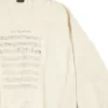Suéter con el logotipo SS24 y partitura «Beige» 699212TMVO69069