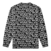 Suéter con intrincado diseño de Balenciaga Paris «Negro Blanco» 599826T31701070