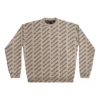Suéter con logo mini por toda la prenda «Beige» 736247T32339977
