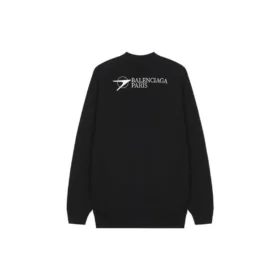 Suéter con logotipo bordado, corte mediano «Negro» 652981TKV871070