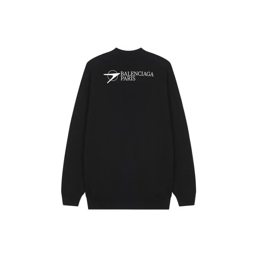 Suéter con logotipo bordado, corte mediano «Negro» 652981TKV871070