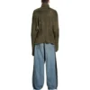 Suéter de calcetines reciclados «Dark Green» 768686T71932525