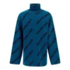 Suéter de cuello alto con logo integral «Azul petróleo» 657402T15672470