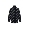 Suéter de cuello alto con logo por toda la prenda «Black White» 621018T15674177