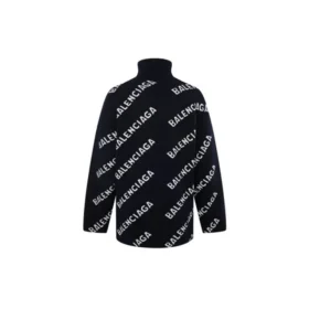 Suéter de cuello alto con logo por toda la prenda «Black White» 621018T15674177
