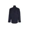 Suéter de cuello alto de algodón cepillado con logotipo garabateado «Azul marino» 625935T31828065