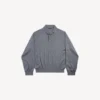 Suéter de cuello alto para hombre en gris jaspeado Suéter de cuello alto para hombre en gris jaspeado