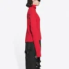 Suéter de cuello alto sin mangas con estampado acanalado «Red» 662722T32106167