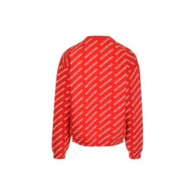 Suéter de cuello redondo con logo por toda la prenda «Rojo Blanco» 702952T32336090