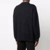 Suéter de cuello redondo con logotipo universitario «Est. 1917» «Negro» 675267T32171000