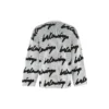 Suéter de cuello redondo de algodón con diseño 3D Scribble «Blanco» 625985T31809040