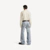 Suéter de cuello redondo para hombre en color crema Suéter de cuello redondo para hombre en color crema