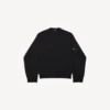 Suéter de cuello redondo para hombre en negro Suéter de cuello redondo para hombre en negro