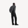 Suéter de media cremallera para hombre en gris