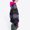 Suéter de mezcla de lana con diseño Fair Isle desgastado «Azul» 662518T16028088