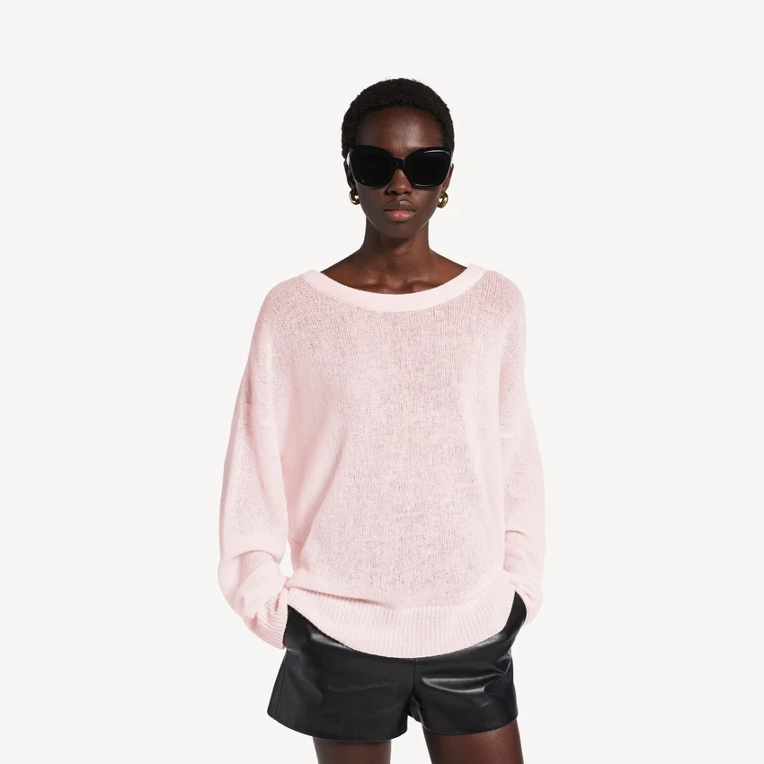 Suéter de mujer en rosa empolvado Suéter de mujer en rosa empolvado