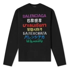 Suéter de punto de cuello redondo «Negro multicolor» 646491T15952771