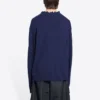 Suéter de punto de lana de cuello alto Double B «Azul» 682010T16274011