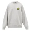 Suéter deportivo de cuello redondo con el logotipo B Crest «Gris» 671125TLV601300